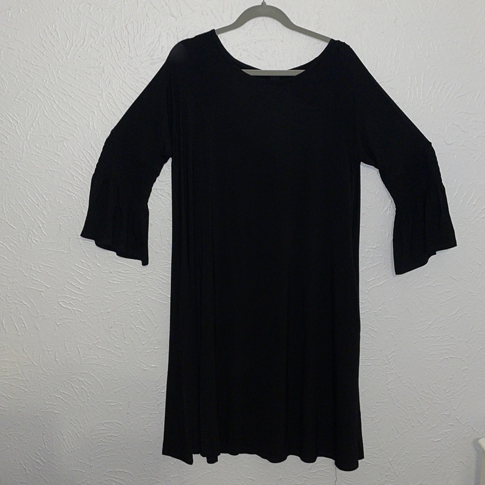 001: Black XXL Walker Dress with pockets